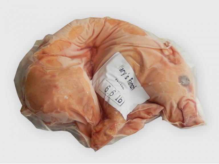 Suckling Pig Meat 6.26.8 lb Whole Animal Pack AAA Pig Farms